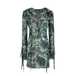 Vestido de mujer verde corto, Primadonna, 25C924447TSVERDL, 001a