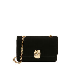 Sac à bandoulière bijou en microfibre noir, Special Price, 205123736MFNEROUNI, 001a