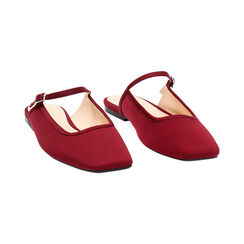 Zuecos mujer burdeos de tela, Primadonna, 25N146006LYBORD036, 003 preview