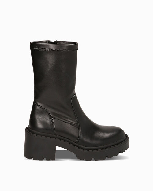 ZAPATOS BIKER SINTETICO NERO, BLACK
