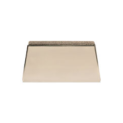 Pochette donna oro a specchio con pietre, Primadonna, 255102426SROROGUNI, 004 preview