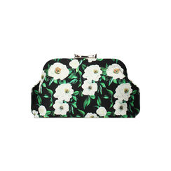 Pochette nera e bianca a fiori con tracolla removibile, Primadonna, 275126492RSNEBIUNI, 004 preview