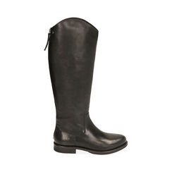 Bottes noires en cuir, Primadonna, 201442016PENERO036, 001 preview