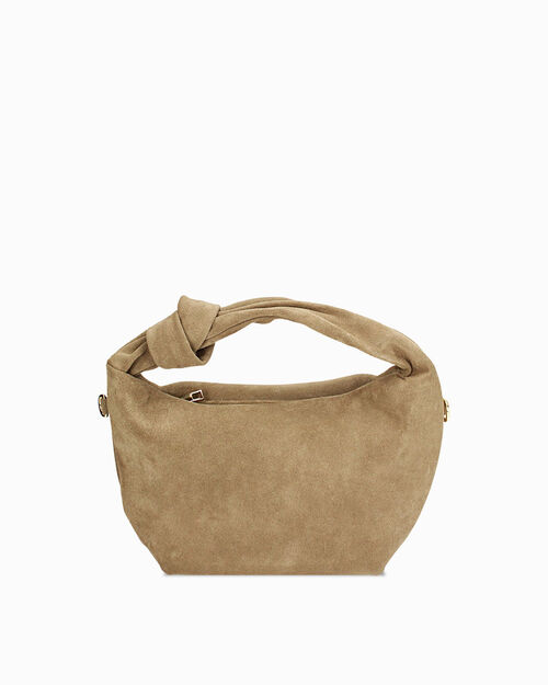 BAG HANDBAG SUEDE TAUP, 
