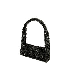 Mini-bag nera in pvc, Primadonna, 225102357PVNEROUNI, 002a