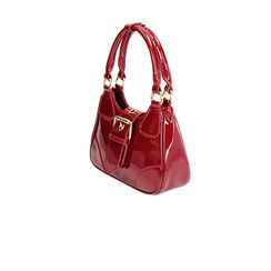Mini sac bordeaux en naplack, 245125126NPBORDUNI, 002a