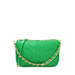 Minibag verde con catenina, Primadonna, 235125757EPVERDUNI, 001a