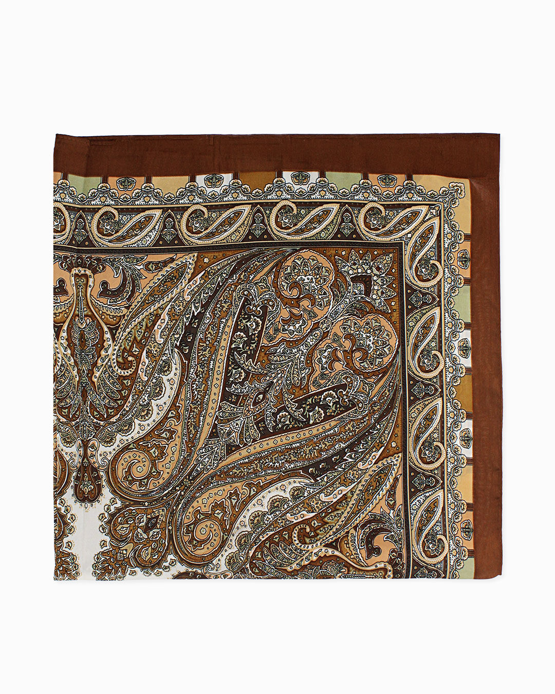 Foulard multicolor cognac elegante