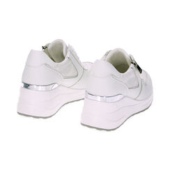 Sneakers bianco argento, Primadonna, 232850921EPBIAR036, 003 preview