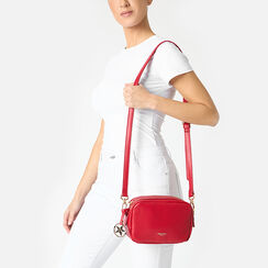 Borsa a tracolla donna rossa, Primadonna, 255705312EPROSSUNI, 002a