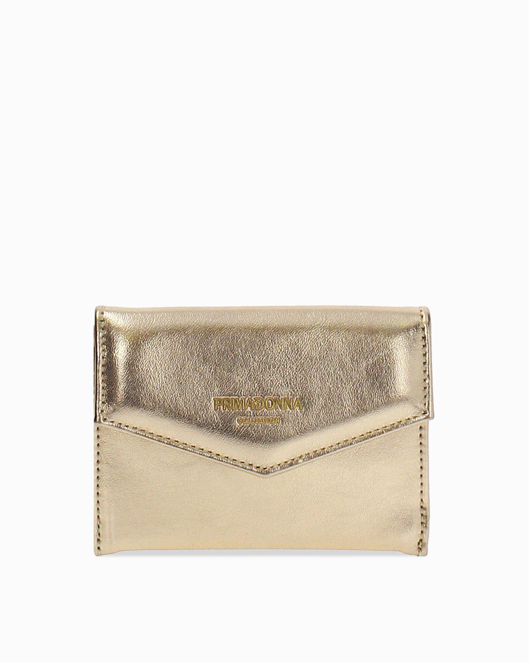 Portafoglio oro con dettagli eleganti