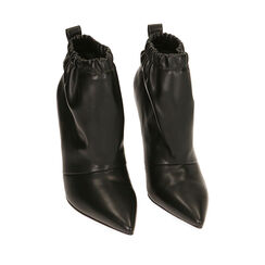 Bottines noires, talon 10,5 cm , 202186103EPNERO036, 002a