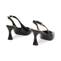 Zapato destalonado negro tac&oacute;n 7,5 cm, Zapatos, 272141101VENERO036, 004 preview