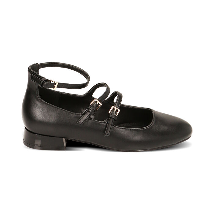 CALZATURA BALLERINA SINTETICO NERO, Primadonna, 224885607EPNERO035