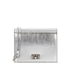 Mini bolsa plateada en laminado, Primadonna, 245126053LMARGEUNI, 001a