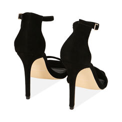 ZAPATOS SANDALIA SUEDE NERO, Primadonna, 21T224802CMNERO036, 003 preview