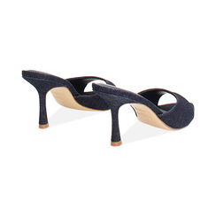 Mules open toe jeans tacco 8,5 cm, Primadonna, 274908801TSJEAN035, 004 preview