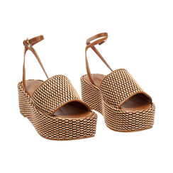 Compensées femme cognac en raphia, Primadonna, 25M761693RFCOGN035, 003 preview