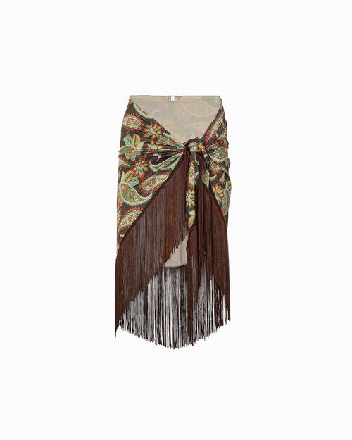 Copricostume multicolor arancione scintillante, MULTI COLOR-ORANGE