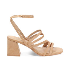 Sandalia con tacón mujer taupe básico, Primadonna, 254916707MFTAUP035, 001 preview