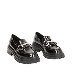 WOMEN SHOES MOCASSINS SYNTHETIC-ABRADED, Primadonna, 243012218ABNERO035, 002a