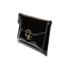 Pochette noire en naplack, Fin de Collection, 245125883NPNEROUNI, 002 preview