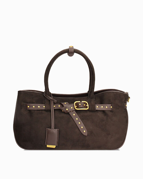 SACS SAC A MAIN MICRO MORO, DK BROWN