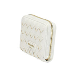 Petit portefeuille femme blanc tressé, Primadonna, 255700506EIBIANUNI, 002 preview