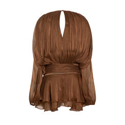 Vestido marr&oacute;n oscuro con elegancia urbana, Primadonna, 27C925502TSMOROM, 004 preview