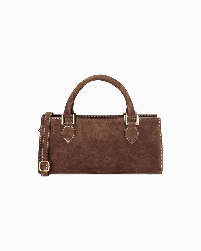Borsa a mano donna moro allungata image number null