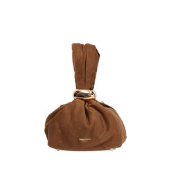Mini bag cognac dallo stile sofisticato, Primadonna, 270325084MFCOGNUNI, 001a