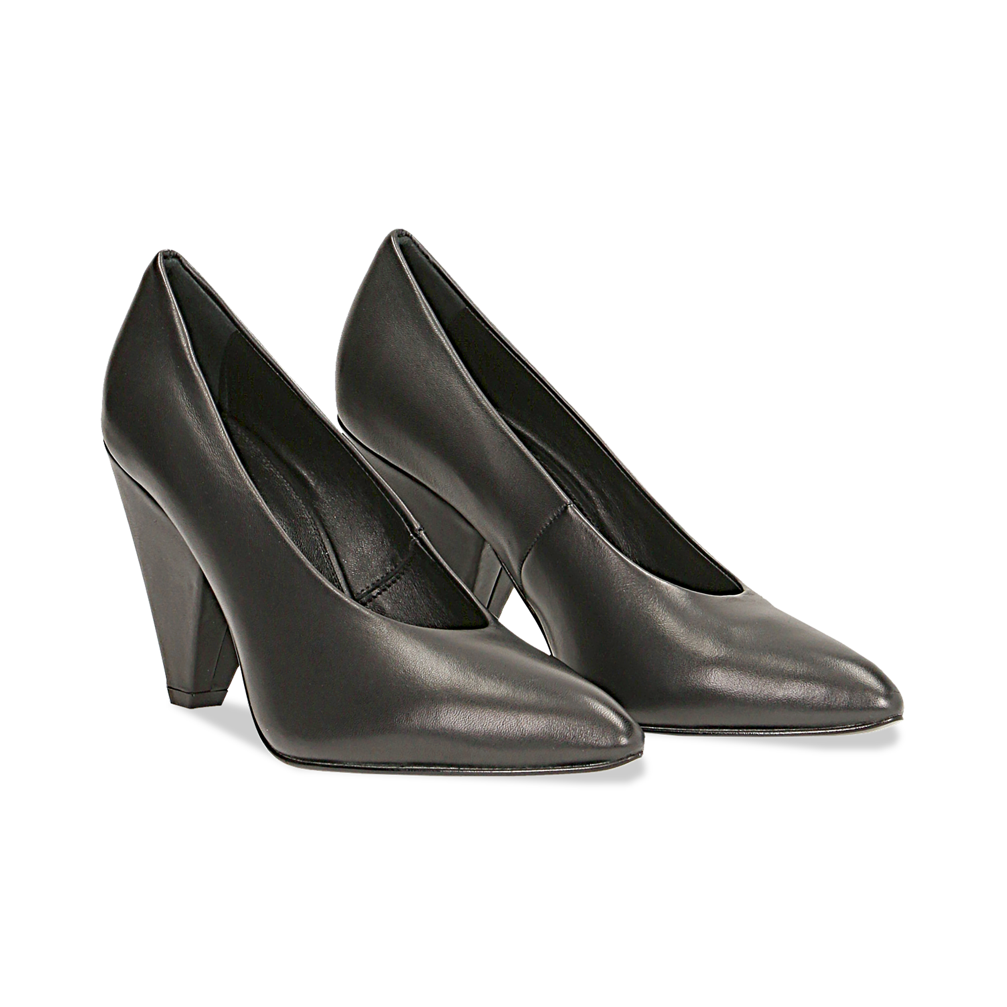 Donna Retro Elegante Lattice Modello Scarpe con tacco a cono senza  schienale a punta - NewChic