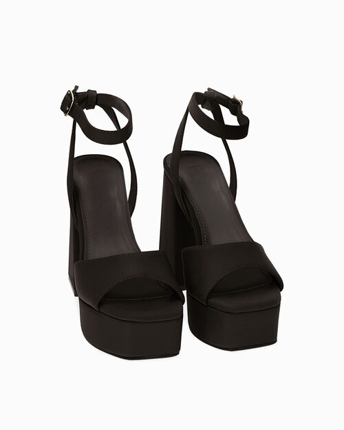 ZAPATOS SANDALIA LYCRA NERO, BLACK