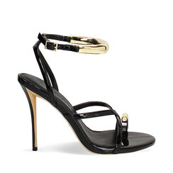 Sandales noires talon 10,5 cm, Primadonna, 272149301VENERO035, 001a