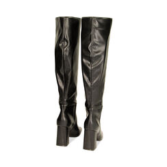 Stivali neri, tacco 9 cm, Primadonna, 222170901EPNERO038, 003 preview