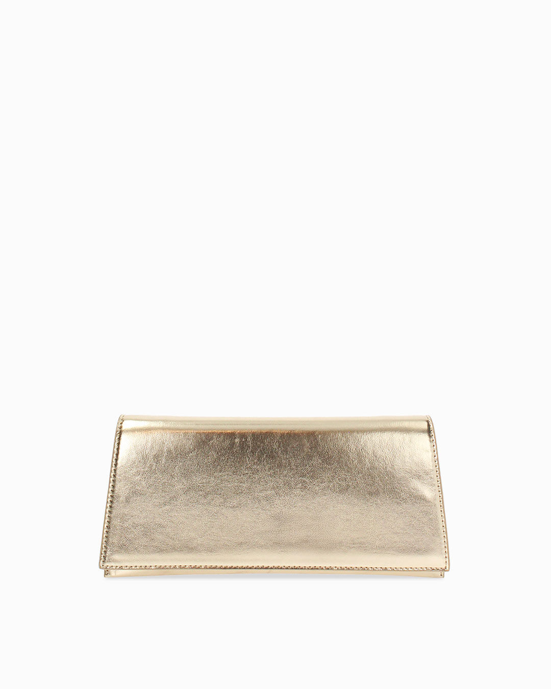 Pochette oro con tracolla removibile
