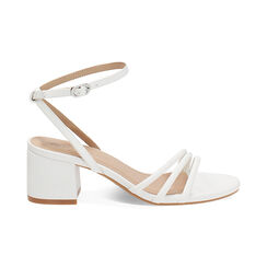 Sandale à talon femme blanc chic, Primadonna, 252770377EPBIAN035, 001 preview