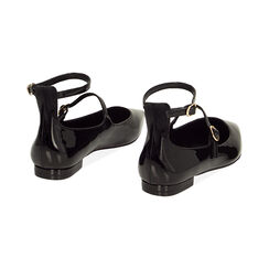 Bailarinas negras de charol de punta, Nueva Coleccion Zapatos, 224906001VENERO036, 003 preview