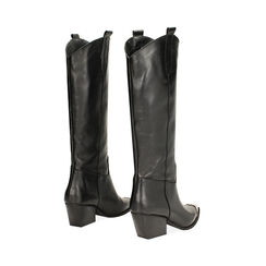 Stivali in pelle neri, Primadonna, 24L600110PENERO035, 003 preview