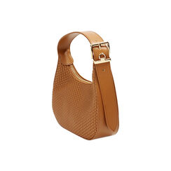 Mini bag donna cognac intrecciata, Primadonna, 255125841EICOGNUNI, 003 preview
