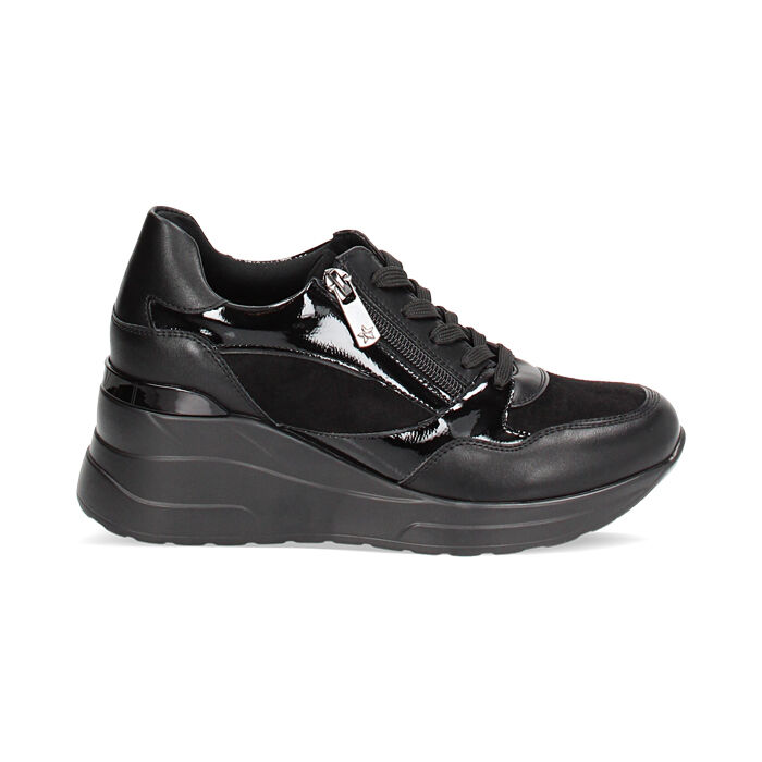 Sneakers donna nere in vernice I Primadonna Collection