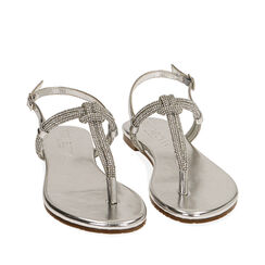WOMEN SHOES FLAT LAMINATED ARGE, Primadonna, 214992817LMARGE035, 002a