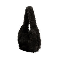 BAG HANDBAG FUR NERO, Primadonna, 26B402538FUNEROUNI, 002a