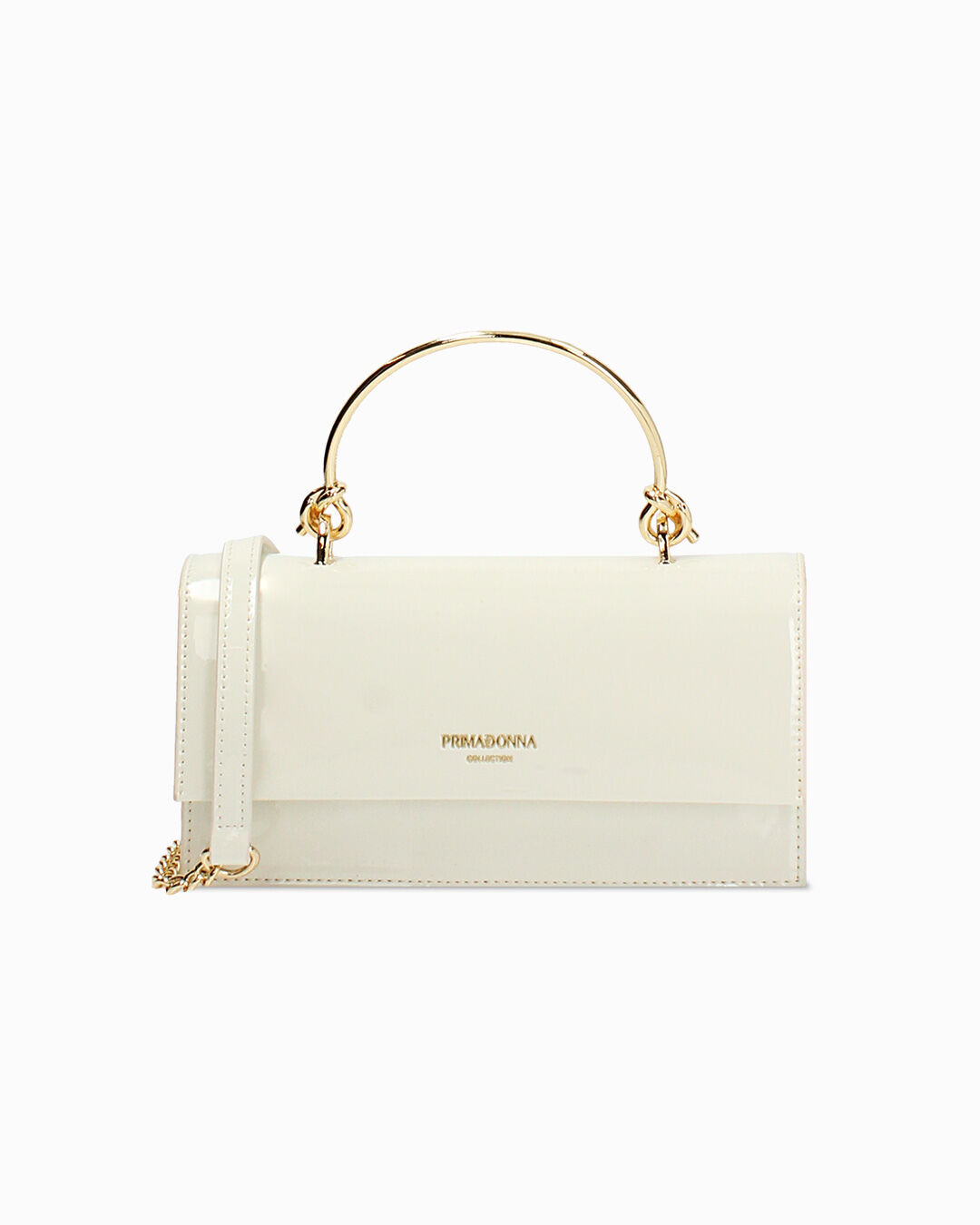 Mini bag panna con tracolla removibile