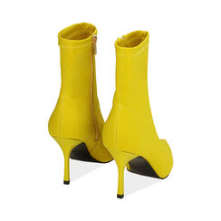 Ankle boots gialli in lycra, tacco 8,5 cm , Primadonna, 182162809LYGIAL035, 004 preview