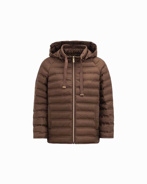 Doudoune marron matelass&eacute;e femme, BROWN