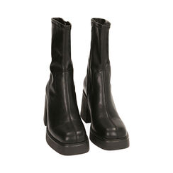 Ankle boots platform neri, tacco 8,5 cm , Special Price, 20L420001EPNERO037, 002 preview