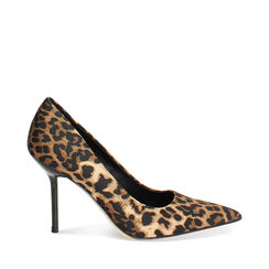 Décolleté leopard con tacco 9,5 cm da donna, Primadonna, 26M761604TSLEOP035, 001a