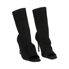 Bottines femme noires en microfibre, Primadonna, 254971901MFNERO035, 003 preview