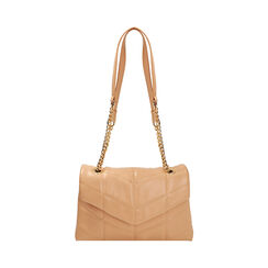 Borsa a mano nude matelassé, Primadonna, 212321120EPNUDEUNI, 001a